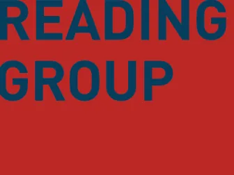 Reading Group: Old Filth / Jane Gardam