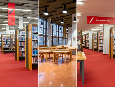 2. patro - Prostory knihovny