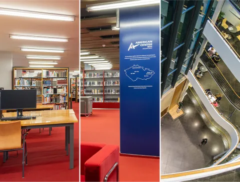 3. patro - Prostory knihovny