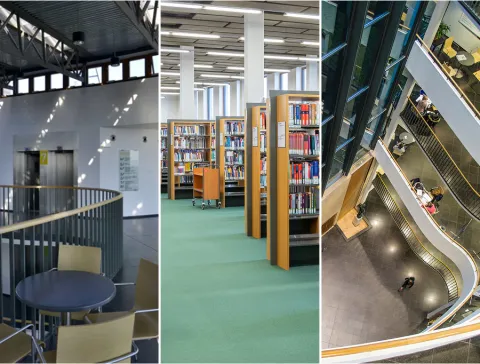 7. patro - Prostory knihovny